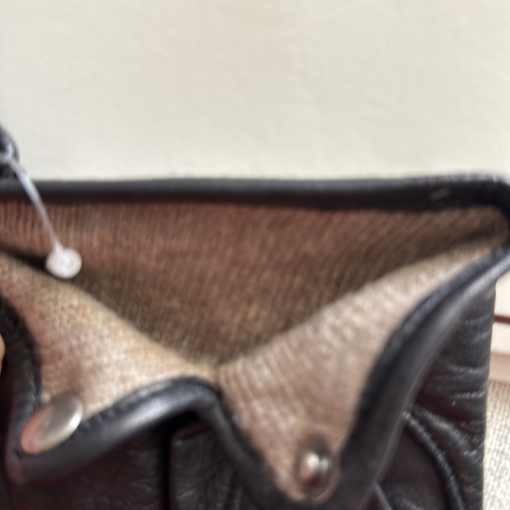 Coach Black Leather Men's Gloves - Picture 7 of 7